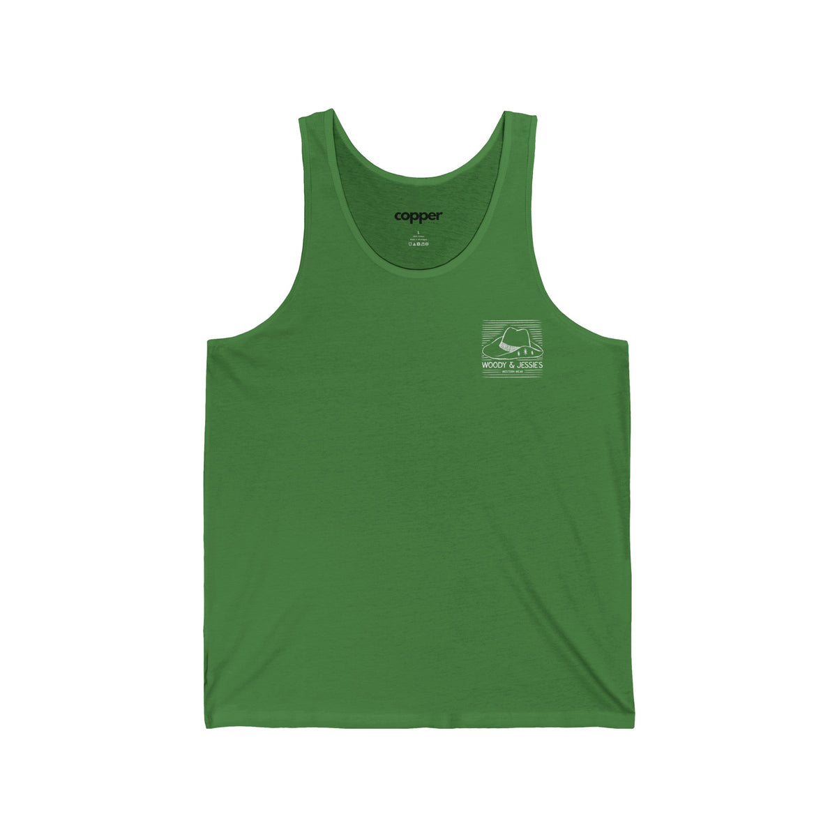 Woody & Jessie's Western Wear Bella Canvas Unisex Jersey Tank