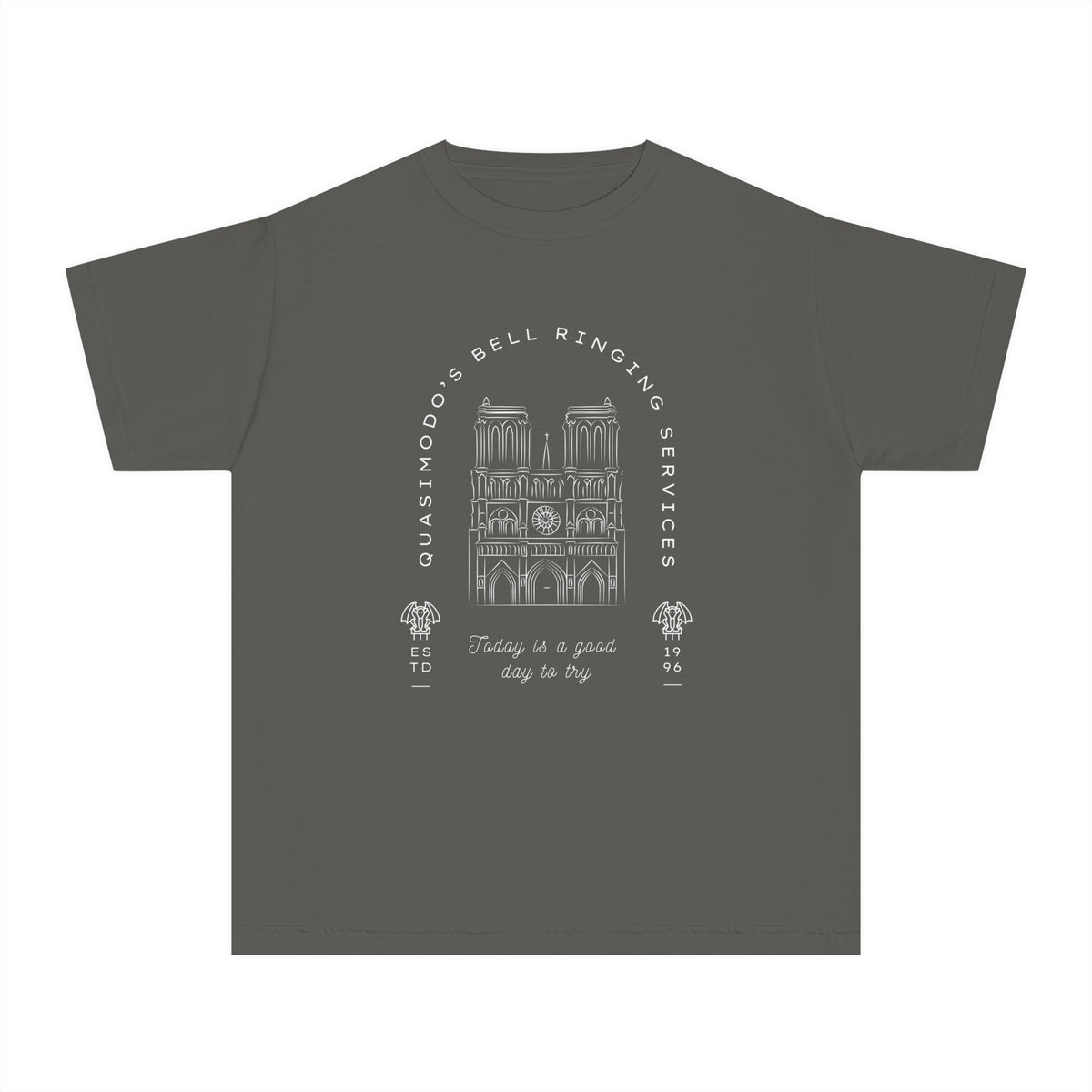 Quasimodo's Bell Ringing Services Comfort Colors Youth Midweight Tee