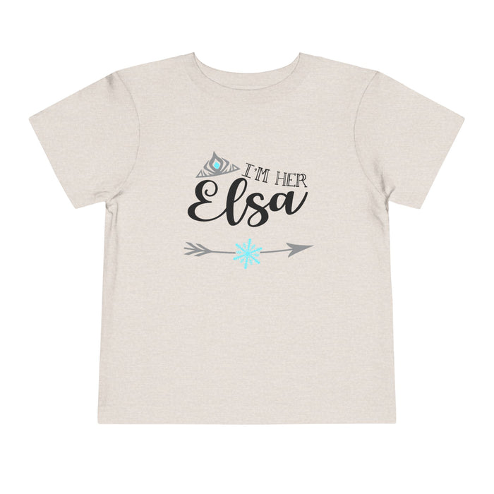 I'm Her Elsa Bella Canvas Toddler Short Sleeve Tee