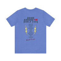 Drink Around The World Tour Bella Canvas Unisex Jersey Short Sleeve Tee