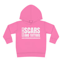 Chicks Dig Scars and Tattoos Toddler Pullover Rabbit Skins Fleece Hoodie