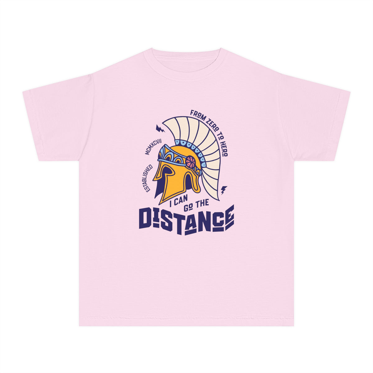I Can Go The Distance Comfort Colors Youth Midweight Tee