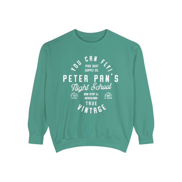 Pan's Flight School Comfort Colors Unisex Garment-Dyed Sweatshirt