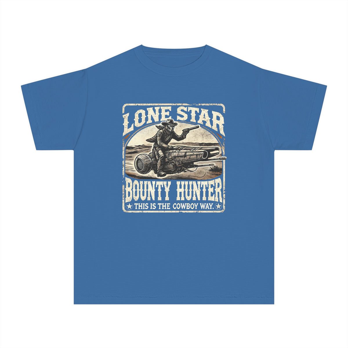 Lone Star Bounty Hunter Comfort Colors Youth Midweight Tee