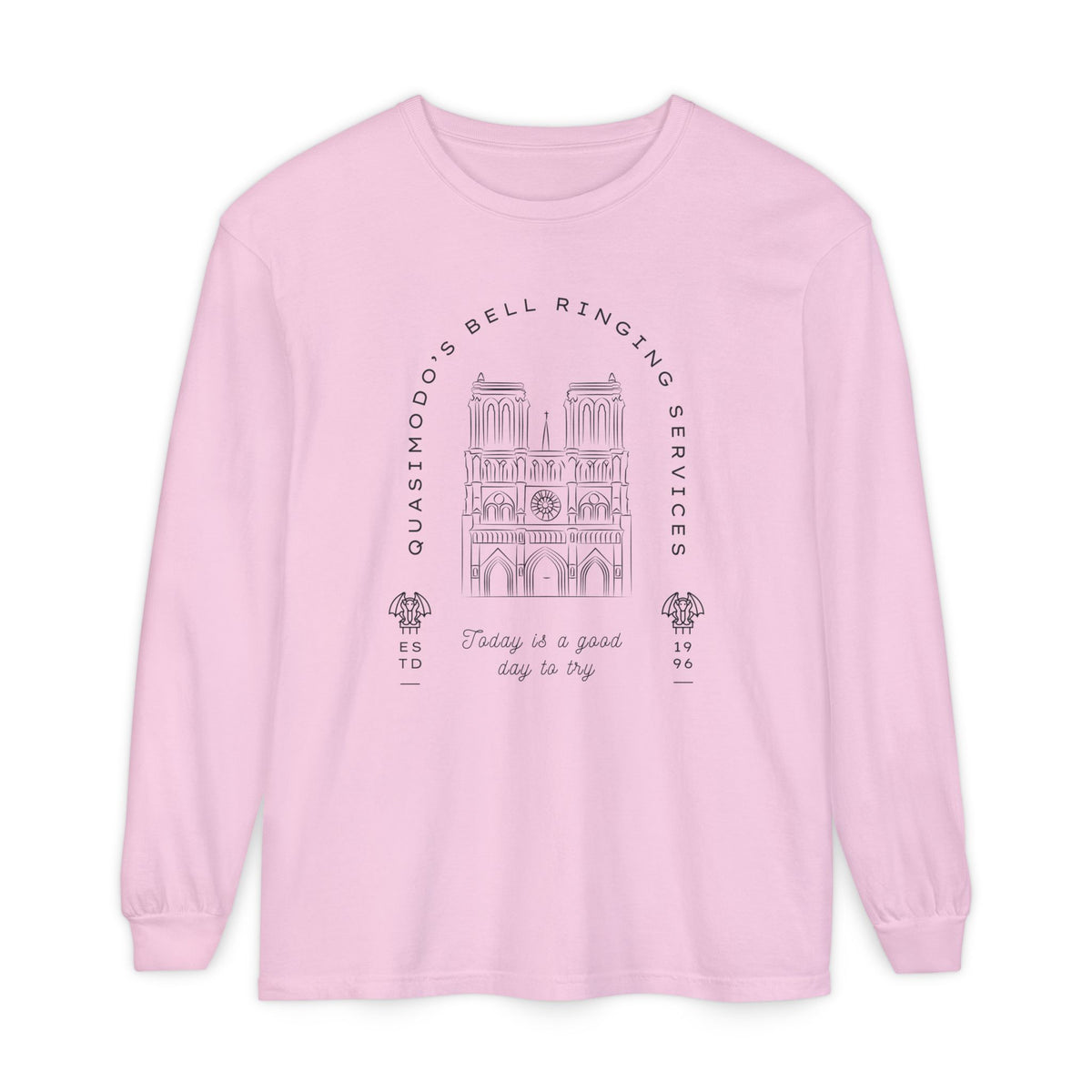Quasimodo's Bell Ringing Services Comfort Colors Unisex Garment-dyed Long Sleeve T-Shirt