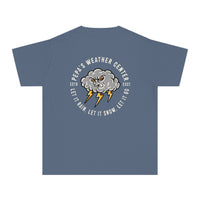 Pepa's Weather Center Comfort Colors Youth Midweight Tee