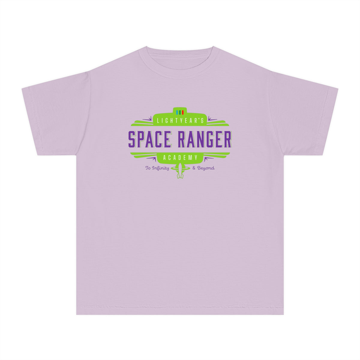 Lightyear's Space Ranger Academy Comfort Colors Youth Midweight Tee