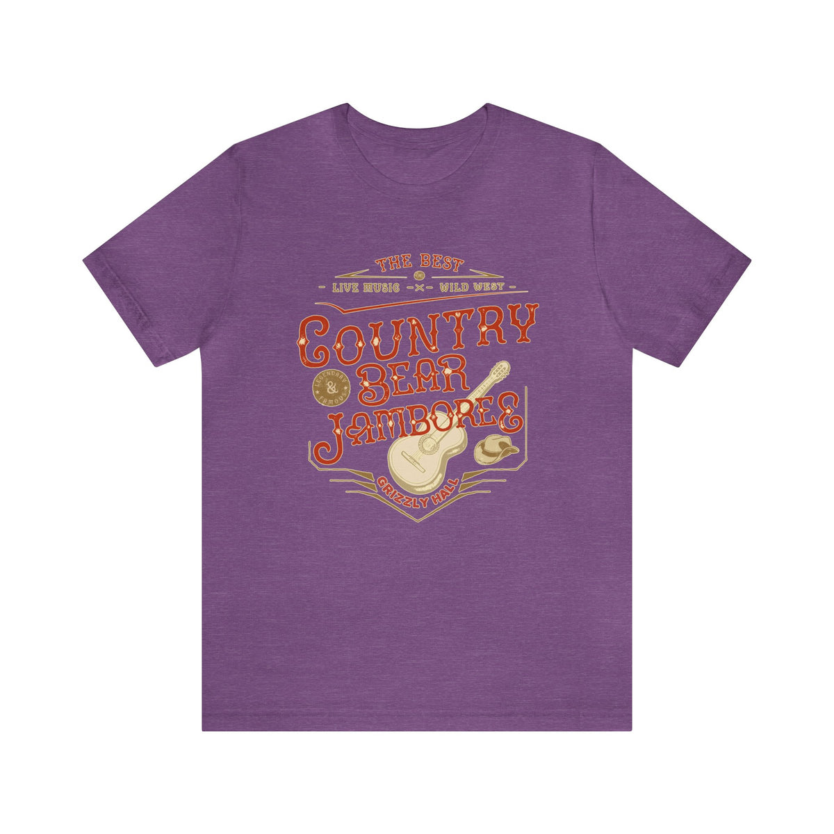 Country Bear Jamboree Bella Canvas Unisex Jersey Short Sleeve Tee