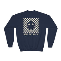 Best Day Ever Gildan Youth Crewneck Sweatshirt