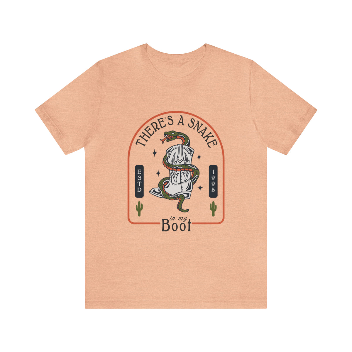 There's A Snake In My Boot Bella Canvas Unisex Jersey Short Sleeve Tee