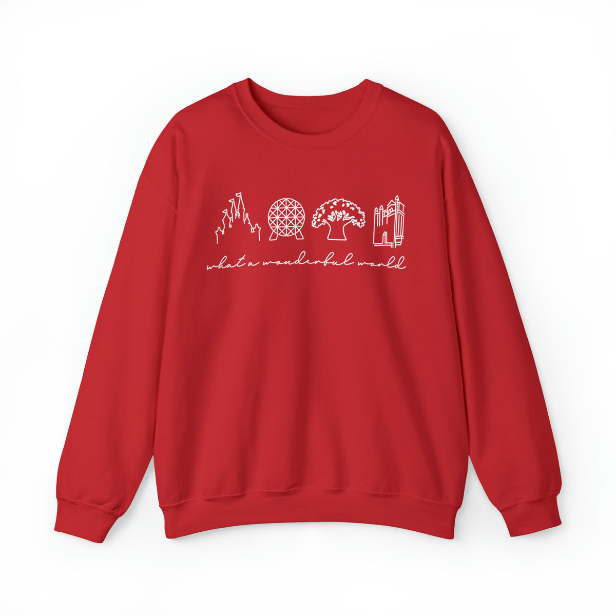 What a Wonderful World Gildan Unisex Heavy Blend™ Crewneck Sweatshirt