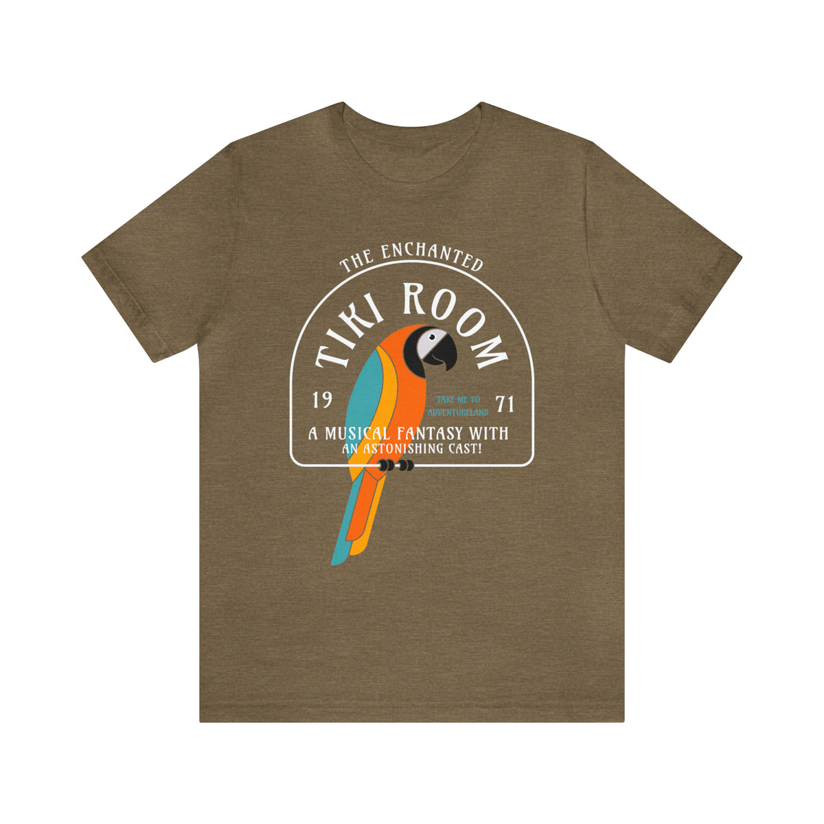 Enchanted Tiki Room Bella Canvas Unisex Jersey Short Sleeve Tee