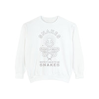 Why'd It Have To Be Snakes Comfort Colors Unisex Garment-Dyed Sweatshirt