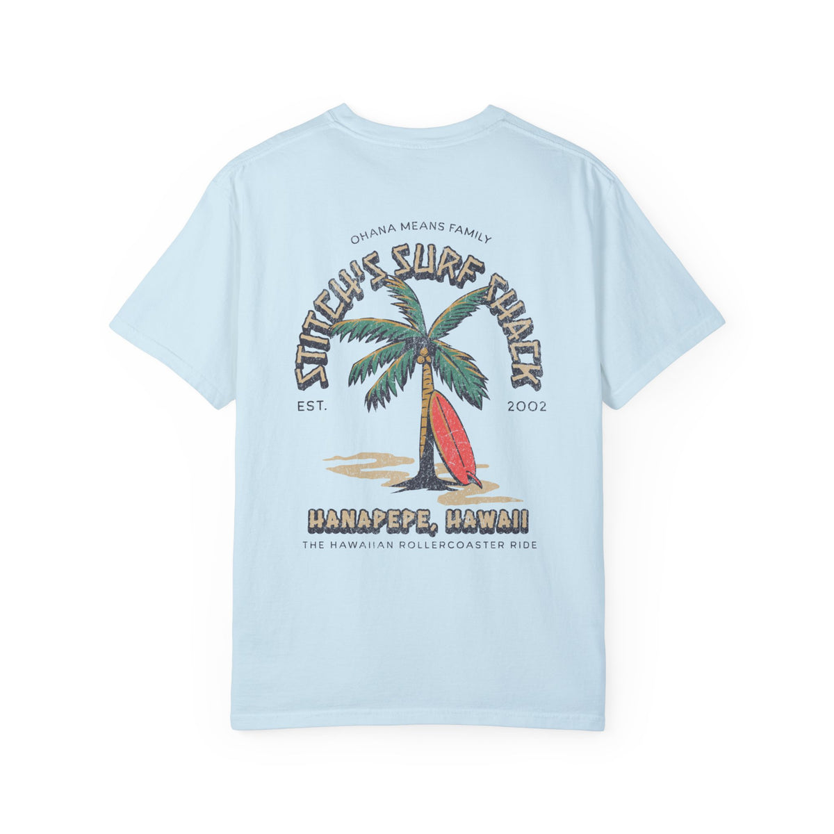 Stitch's Surf Shack Comfort Colors Unisex Garment-Dyed T-shirt