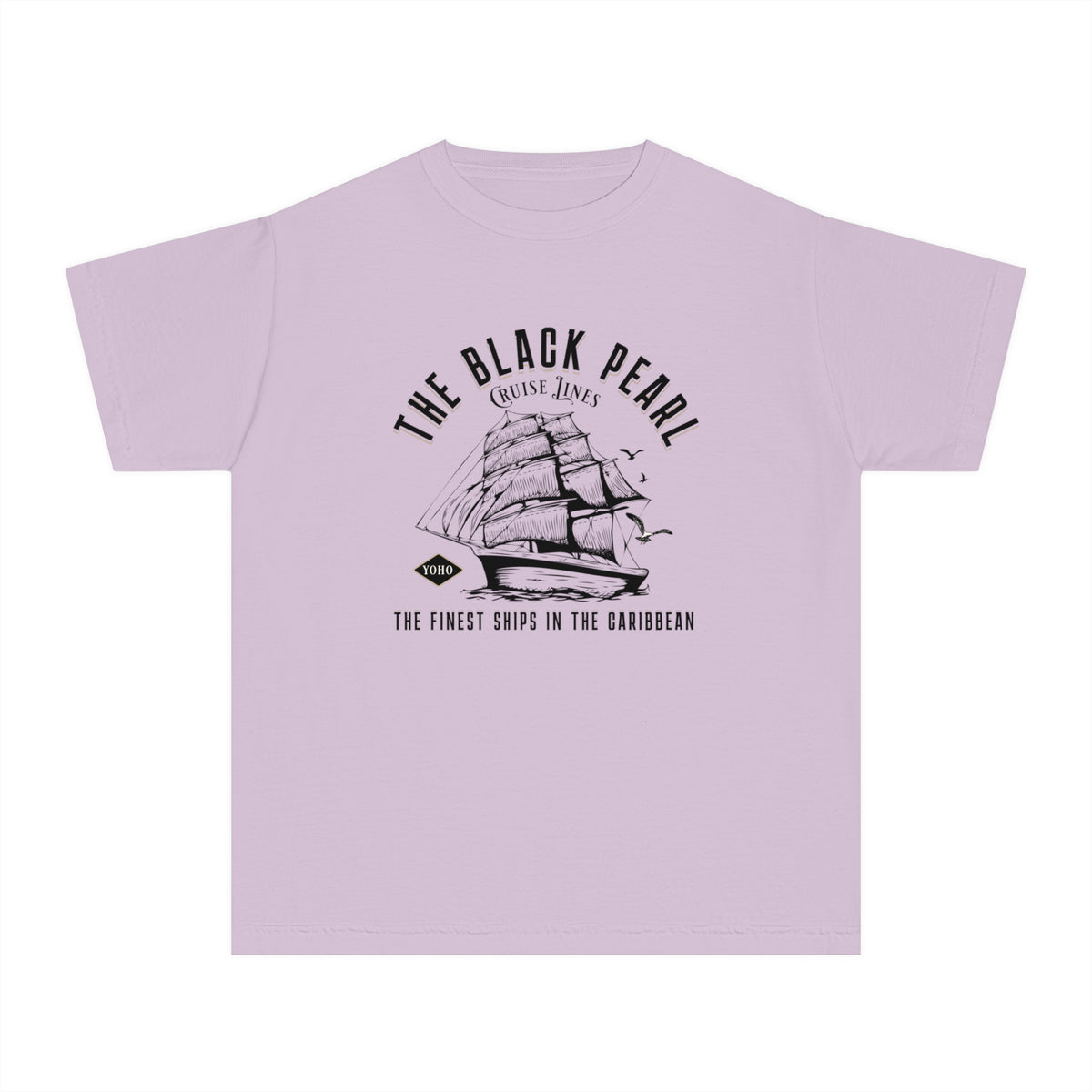 Black Pearl Cruise Lines Comfort Colors Youth Midweight Tee