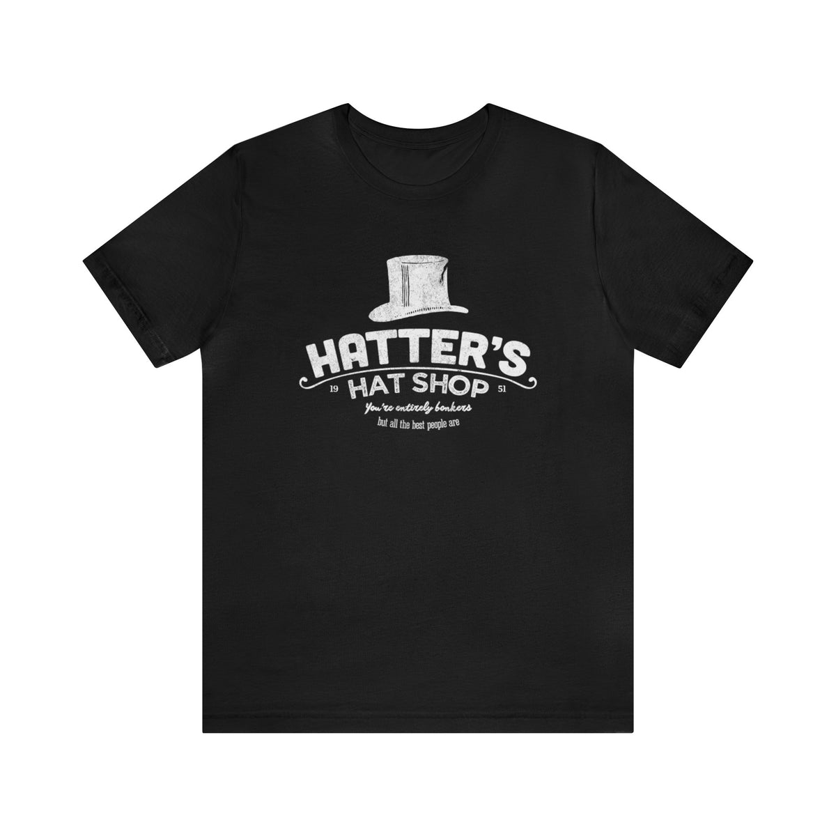 Hatter's Hat Shop Bella Canvas Unisex Jersey Short Sleeve Tee