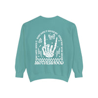 Motherhood Comfort Colors Unisex Garment-Dyed Sweatshirt