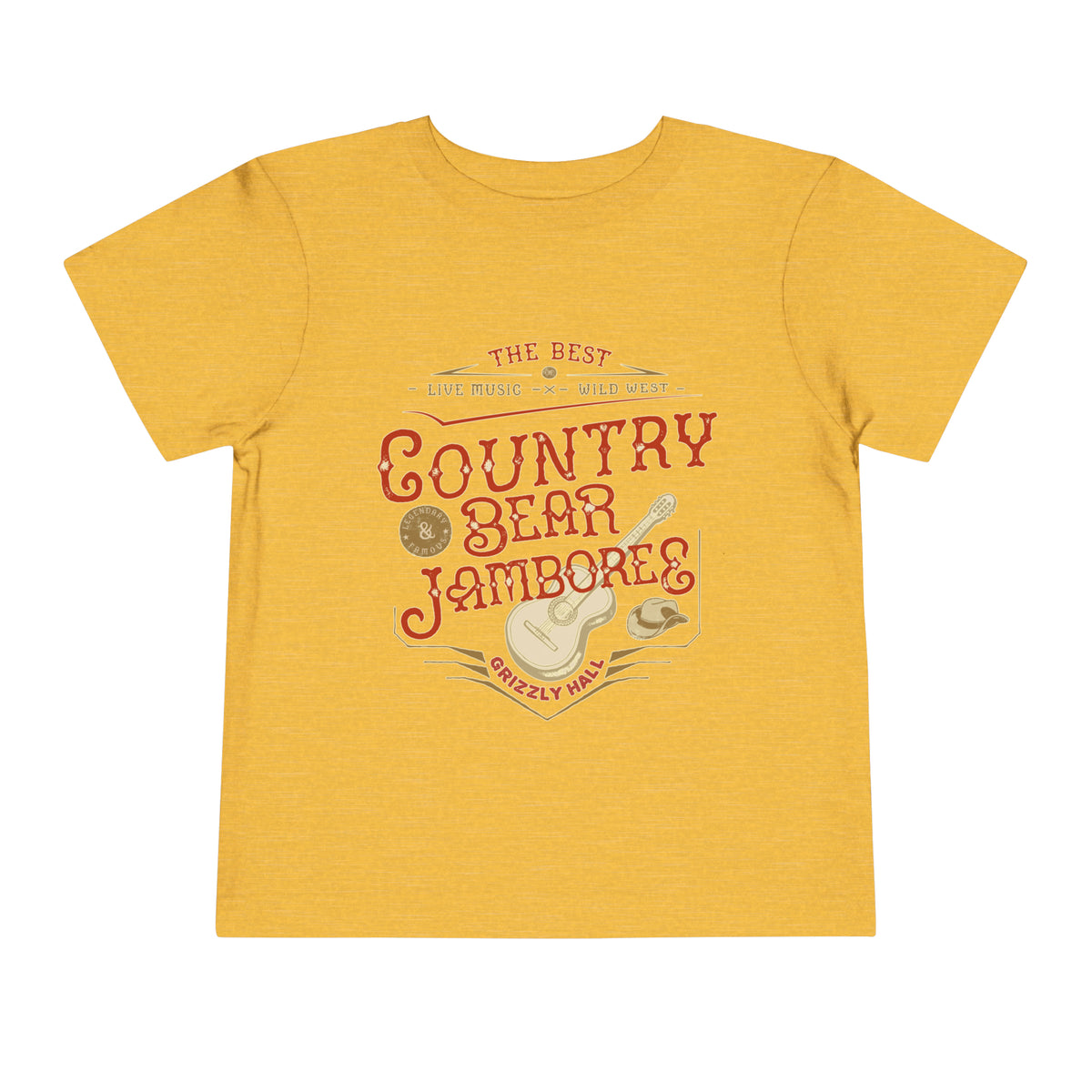 Country Bear Jamboree Bella Canvas Toddler Short Sleeve Tee
