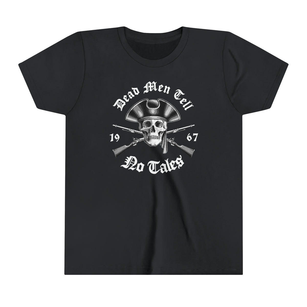 Dead Men Tell No Tales Bella Canvas Youth Short Sleeve Tee