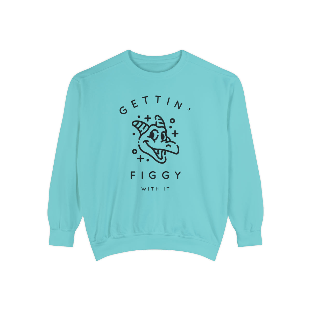 Gettin' Figgy With It Comfort Colors Unisex Garment-Dyed Sweatshirt