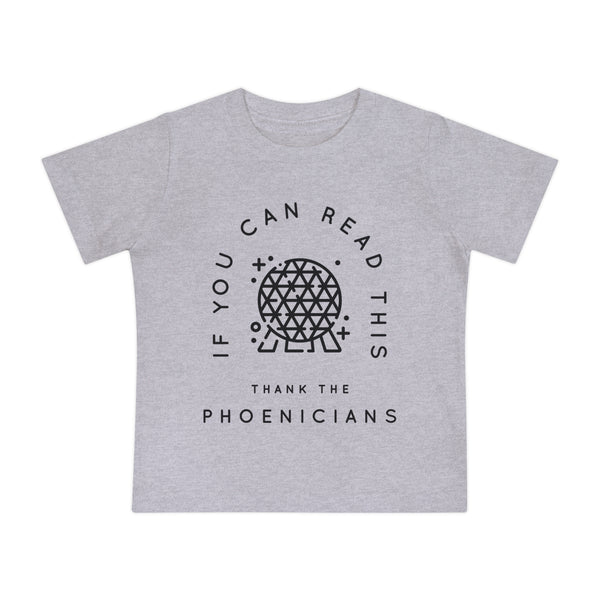 If You Can Read This Thank The Phoenicians Bella Canvas Baby Short Sleeve T-Shirt