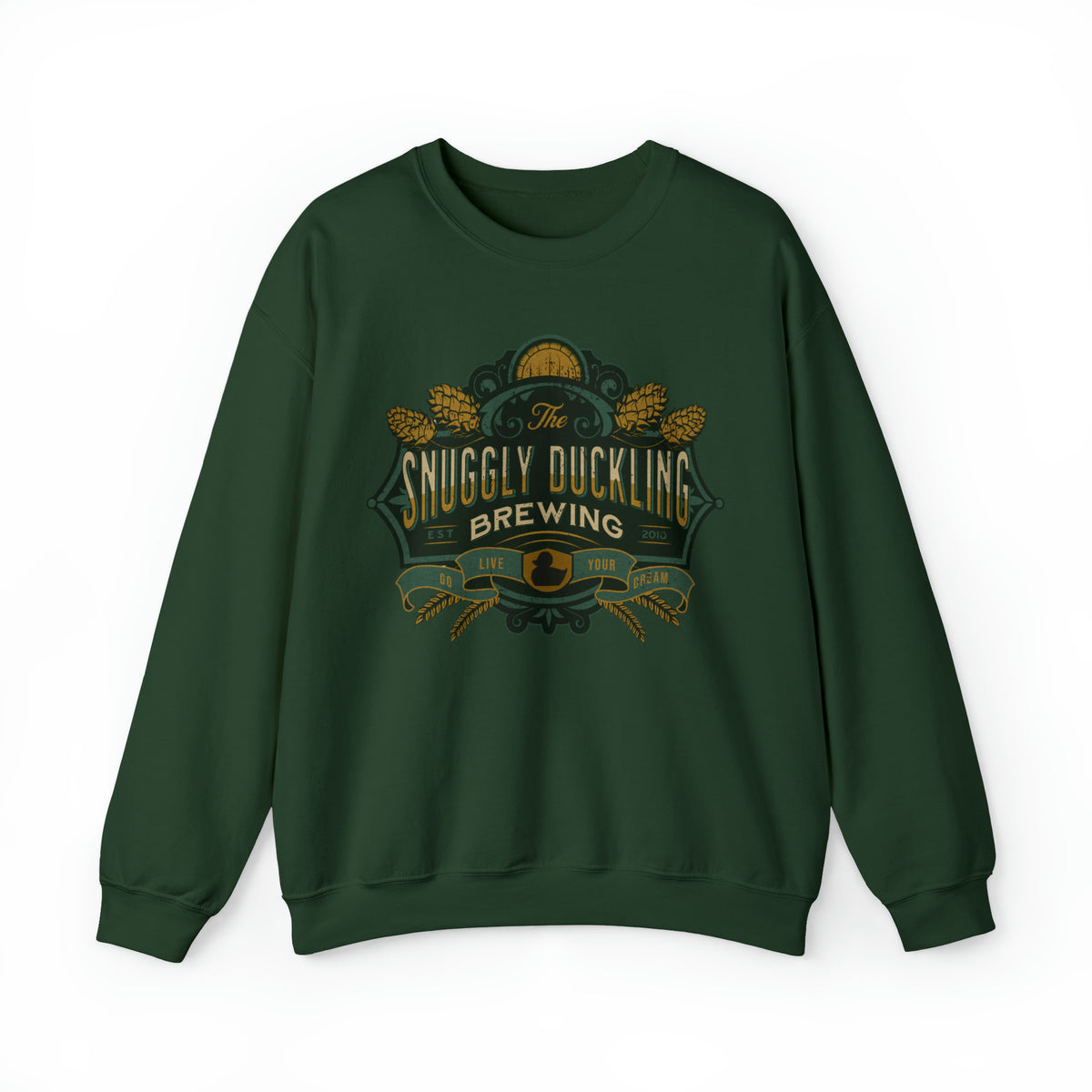 The Snuggly Duckling Brewing Gildan Unisex Heavy Blend™ Crewneck Sweatshirt