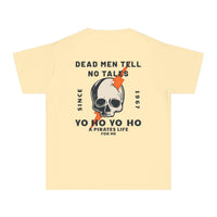 Dead Men Tell No Tales Comfort Colors Youth Midweight Tee