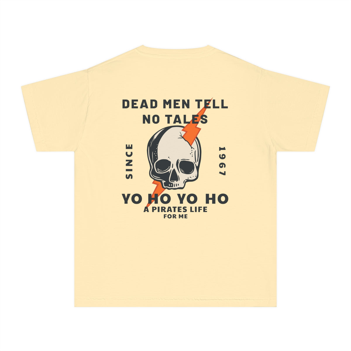 Dead Men Tell No Tales Comfort Colors Youth Midweight Tee