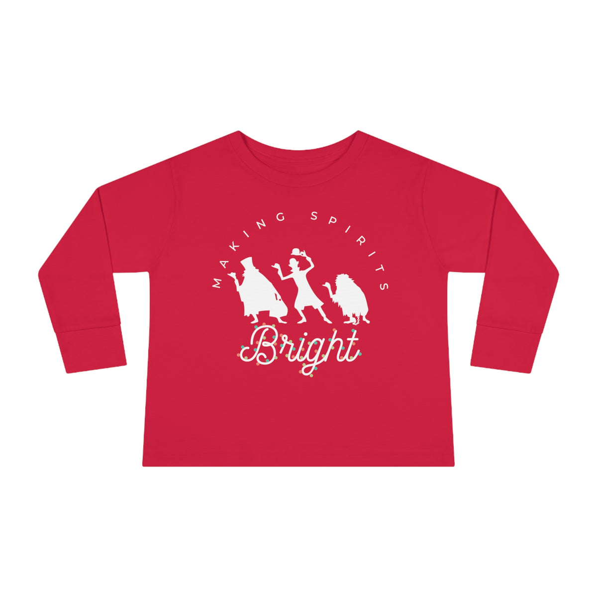 Making Spirits Bright Rabbit Skins Toddler Long Sleeve Tee