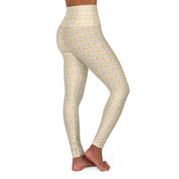 Surfin' Mickey Waisted Yoga Leggings (AOP)