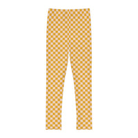Checked Youth Full-Length Leggings