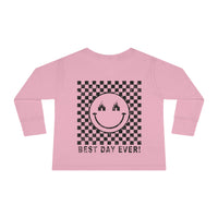 Best Day Ever Rabbit Skins Toddler Long Sleeve Tee