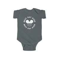 Best Day Ever Rabbit Skins Infant Fine Jersey Bodysuit
