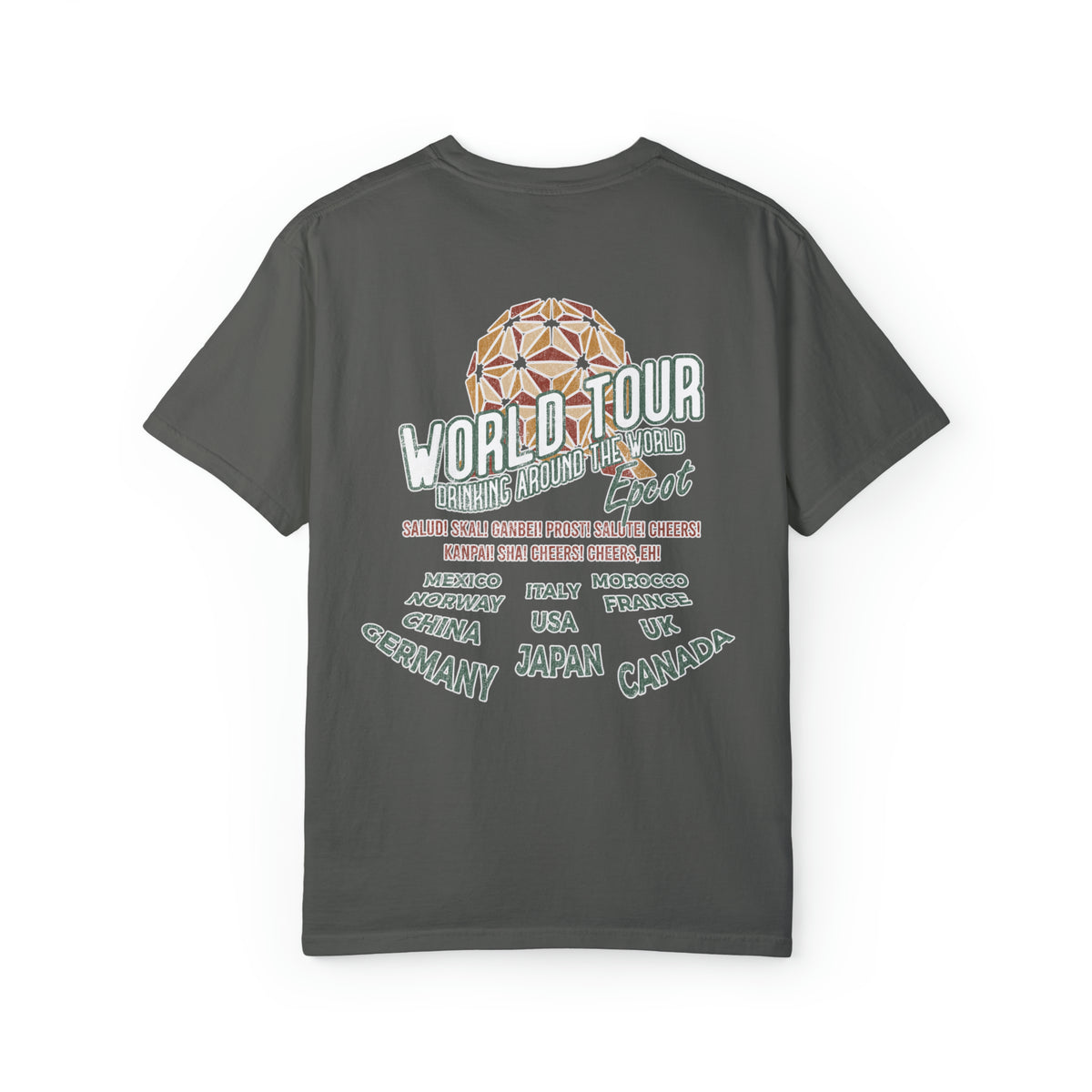 World Tour Comfort Colors Unisex Garment-Dyed T-shirt