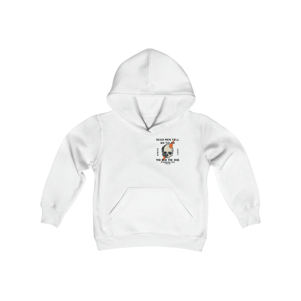 Dead Men Tell No Tales Gildan Youth Heavy Blend Hooded Sweatshirt