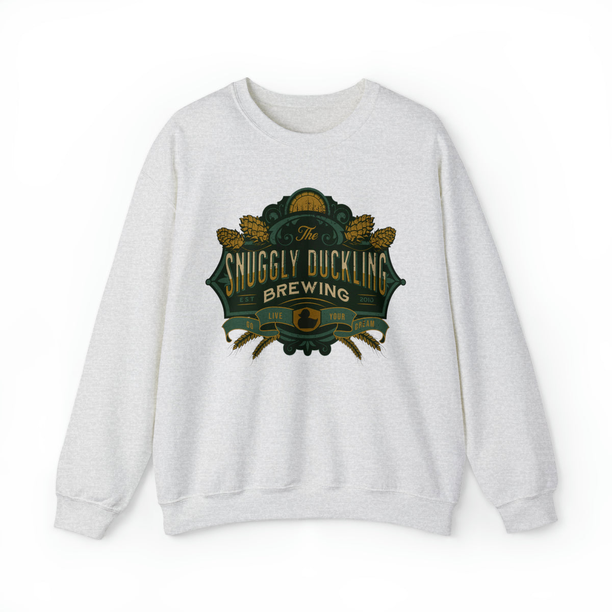 The Snuggly Duckling Brewing Gildan Unisex Heavy Blend™ Crewneck Sweatshirt