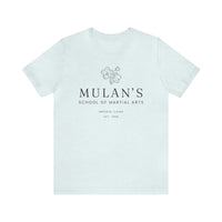 Mulan's School of Martial Arts Bella Canvas Unisex Jersey Short Sleeve Tee