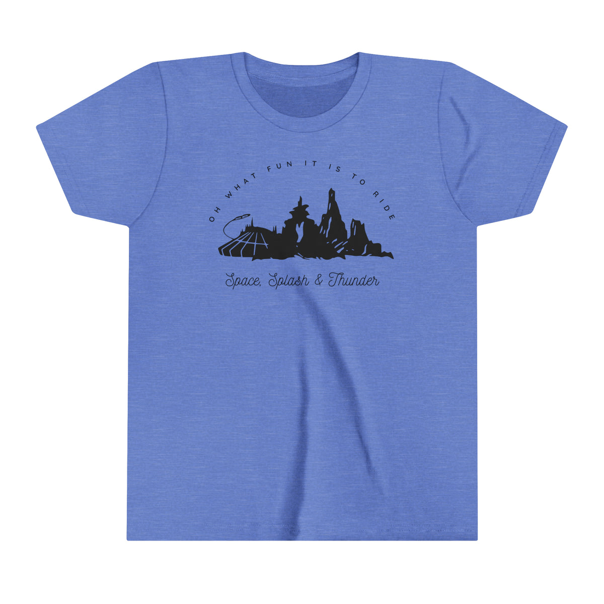 Oh What Fun It Is To Ride  Bella Canvas Youth Short Sleeve Tee