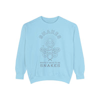 Why'd It Have To Be Snakes Comfort Colors Unisex Garment-Dyed Sweatshirt