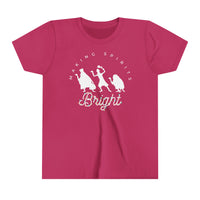 Making Spirits Bright Bella Canvas Youth Short Sleeve Tee