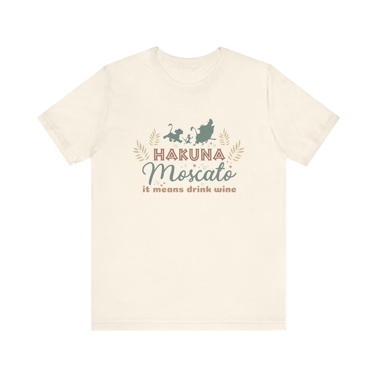 Hakuna Moscato Bella Canvas Unisex Jersey Short Sleeve Tee