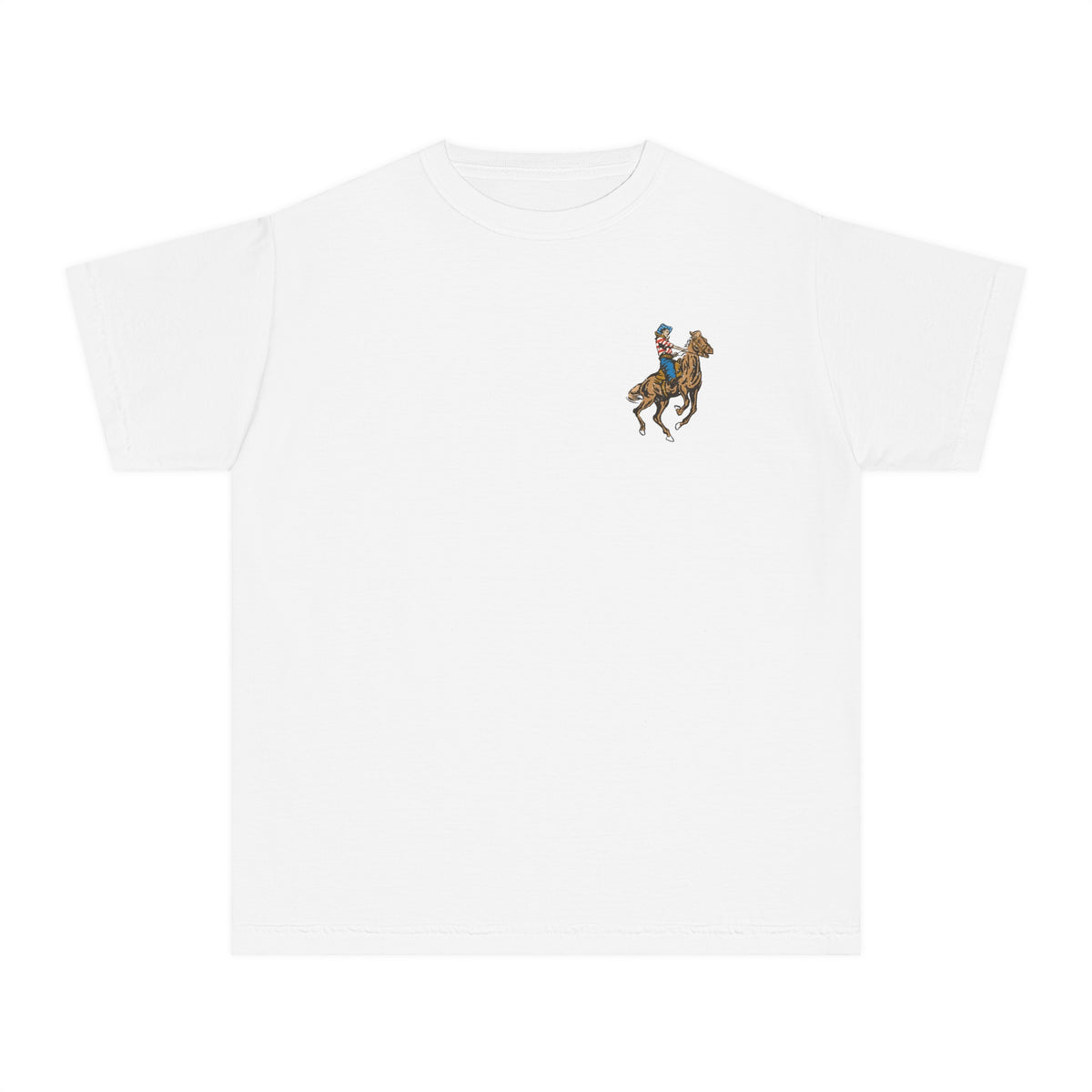 Make America Cowboy Again Comfort Colors Youth Midweight Tee