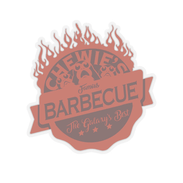 Chewie's BBQ Kiss-Cut Stickers