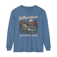 Yellowstone National Park Comfort Colors Unisex Garment-dyed Long Sleeve T-Shirt
