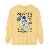 Disco Yeti Comfort Colors Unisex Garment-dyed Long Sleeve T-Shirt