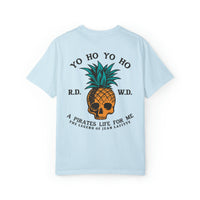 Yo Ho Pirates Life For Me Comfort Colors Unisex Garment-Dyed T-shirt