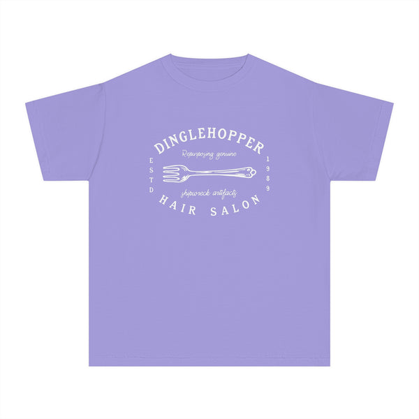 Dinglehopper Hair Salon Comfort Colors Youth Midweight Tee