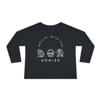 Rollin’ With The Homies Rabbit Skins Toddler Long Sleeve Tee