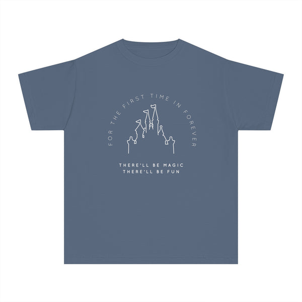 For The First Time In Forever Comfort Colors Youth Midweight Tee