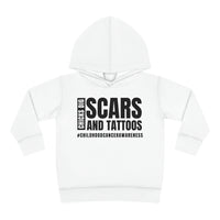 Chicks Dig Scars and Tattoos Toddler Pullover Rabbit Skins Fleece Hoodie